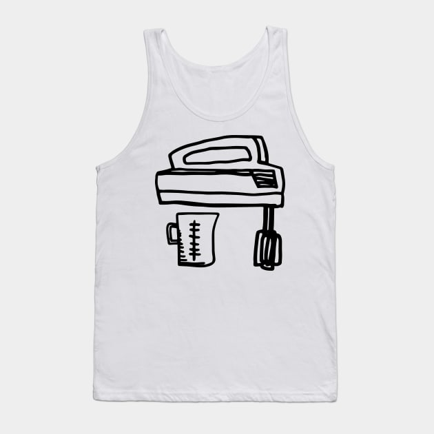 Retro Hand Mixer Tank Top by SWON Design